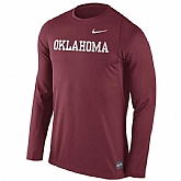 Oklahoma Sooners Nike 2016 Elite Basketball Shooter Long Sleeve Dri-FIT WEM Top - Crimson,baseball caps,new era cap wholesale,wholesale hats
